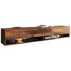 TV-Lowboard Old Vintage B: 180 cm Eichefarben - Alteiche/Grau, LIFESTYLE, Holzwerkstoff (180/30/32cm) - P & B
