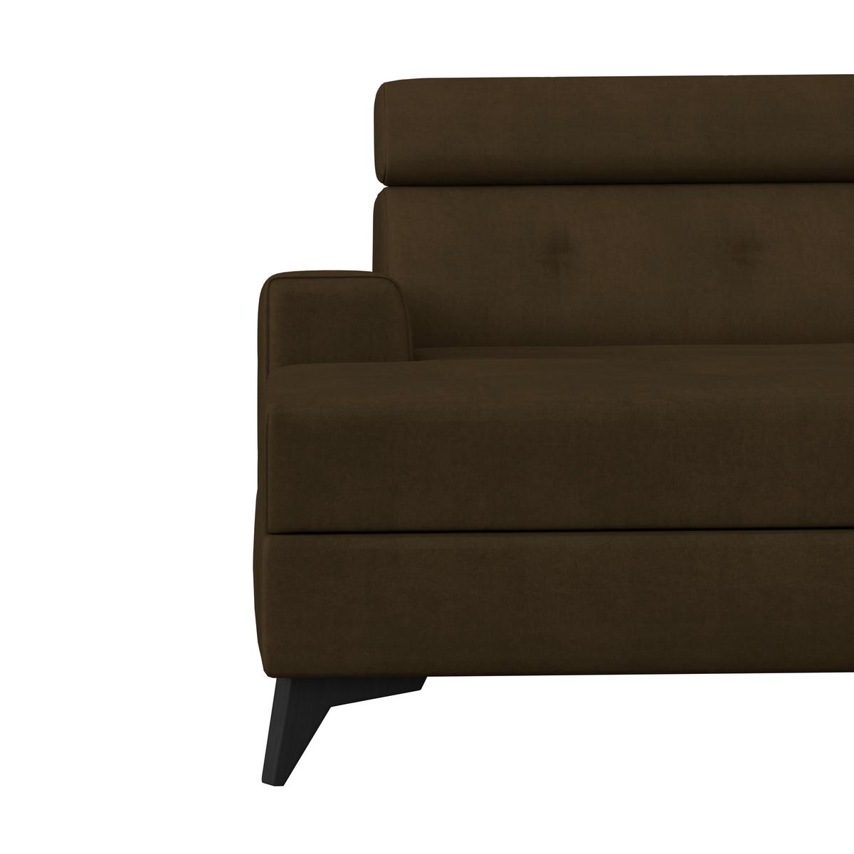 Ecksofa mit Schlaffunktion & Bettkasten Florida Grün - Grün, MODERN, Holz/Holzwerkstoff (175/275cm)