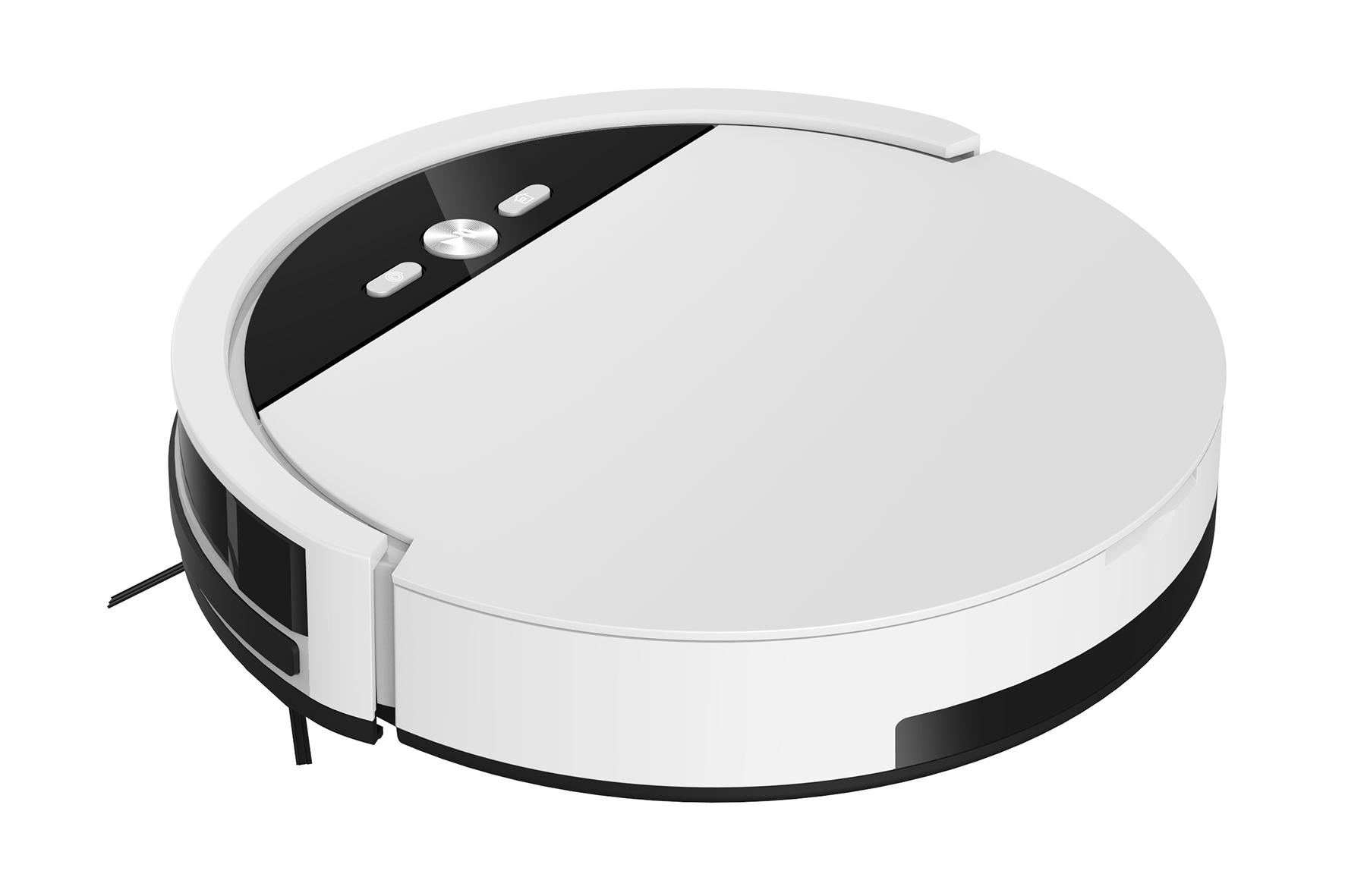 Staubsaugerroboter in Weiß