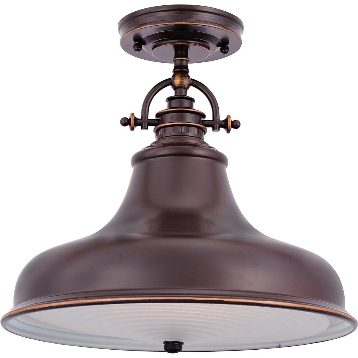 Hängeleuchte Emery H: 37,7 cm 1-Flammig Bronzefarben - Bronzefarben, Design, Glas/Metall (28.4/37.7cm) - Elstead Lighting