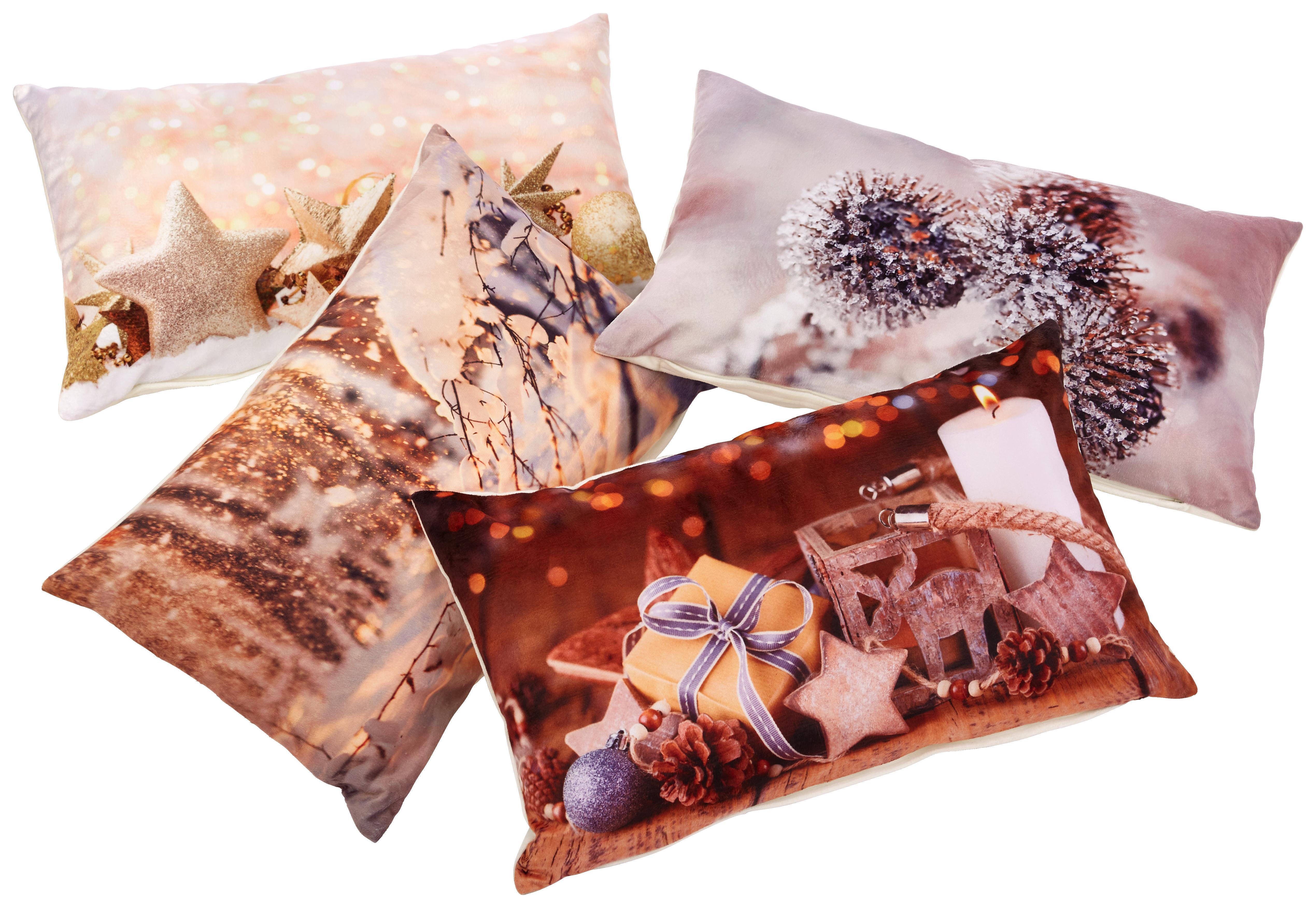 Díszpárna Helsinki - Bézs/Világosbarna, modern, Textil (30/50cm) - Luca Bessoni