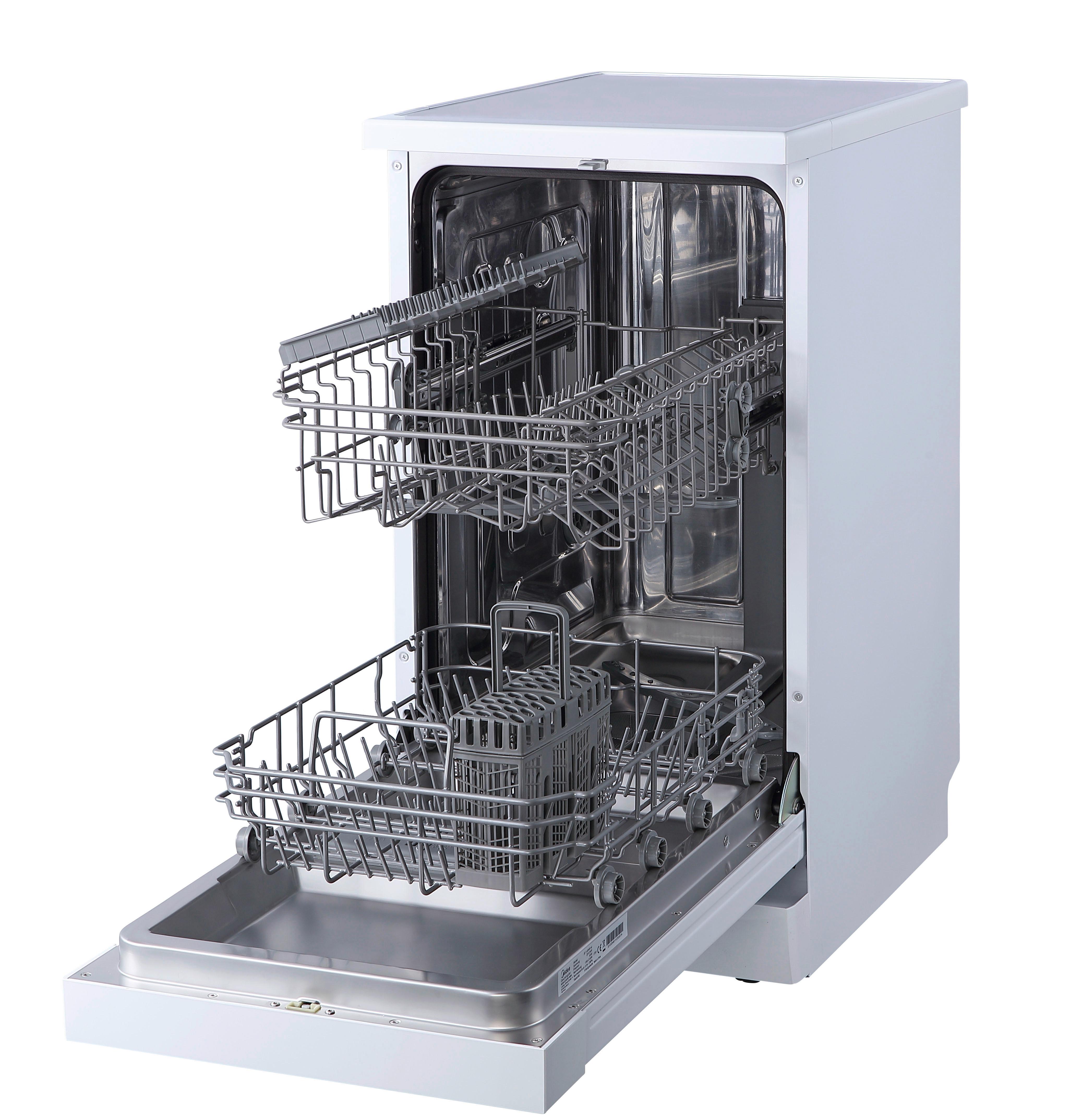 Geschirrspüler Sf 3.45nw Pro Geschirrspüler - Weiß, Basics, Kunststoff/Metall (44,8 cm/84,5 cm/55 cmcm) - Midea