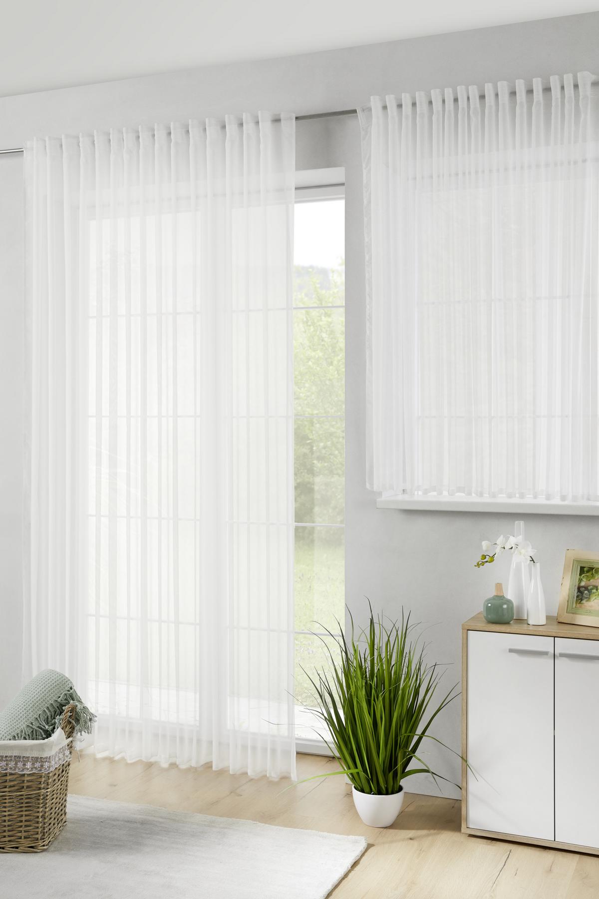 Kusová záclona Leo store 1, 300/145cm - prírodná farba, Konventionell, textil (300/145cm) - Premium Living