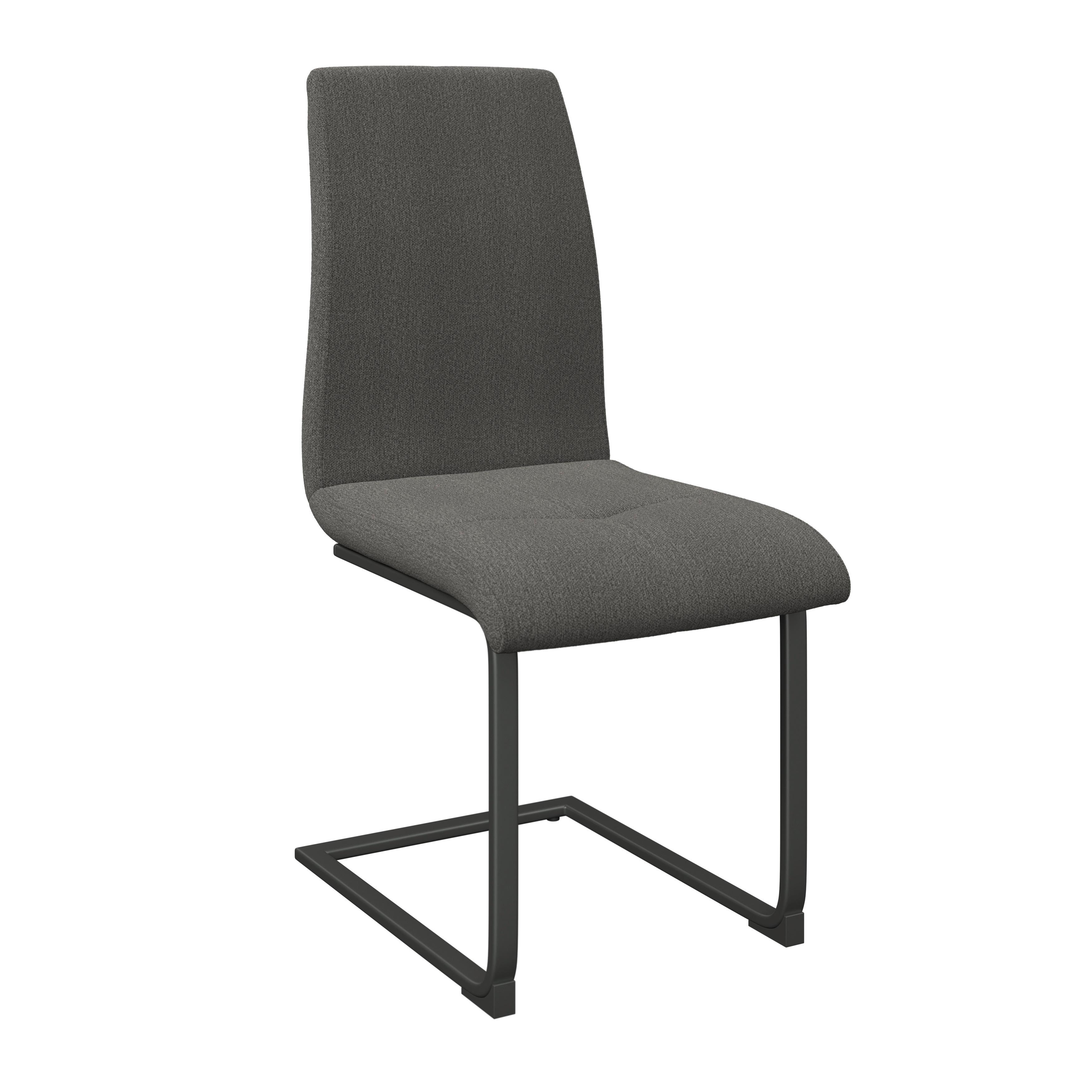 Schwingstuhl Tristan Webstoff schwarz, B: 41cm
