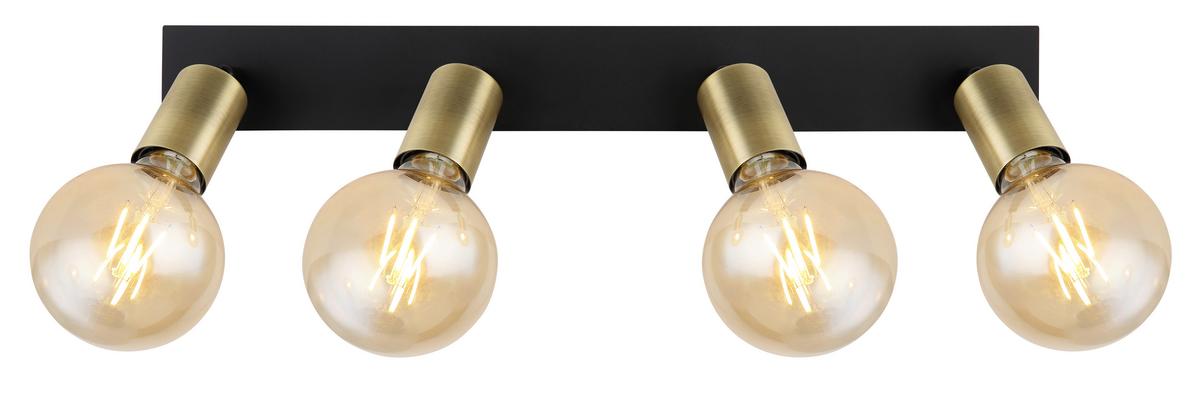 Strahler 54998-4b - Schwarz, Design, Metall (50/6/10,5cm) - Globo