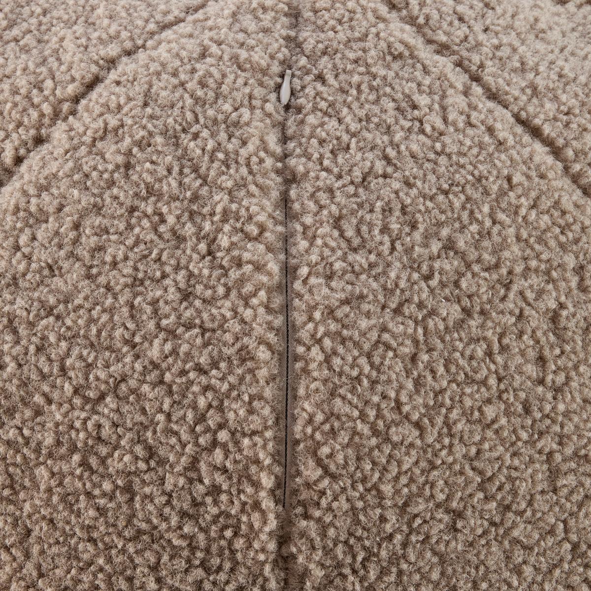 TABURETKA „PUFF“ TED - taupe, textil (45cm) - Mömax