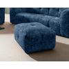 Hocker Velice, Blau B: 72 Cm - Blau/Schwarz, Design, Textil (72/44/72cm) - Livetastic