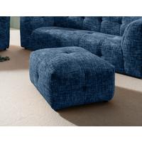 Hocker Velice, Blau B: 72 Cm - Blau/Schwarz, Design, Textil (72/44/72cm) - Livetastic