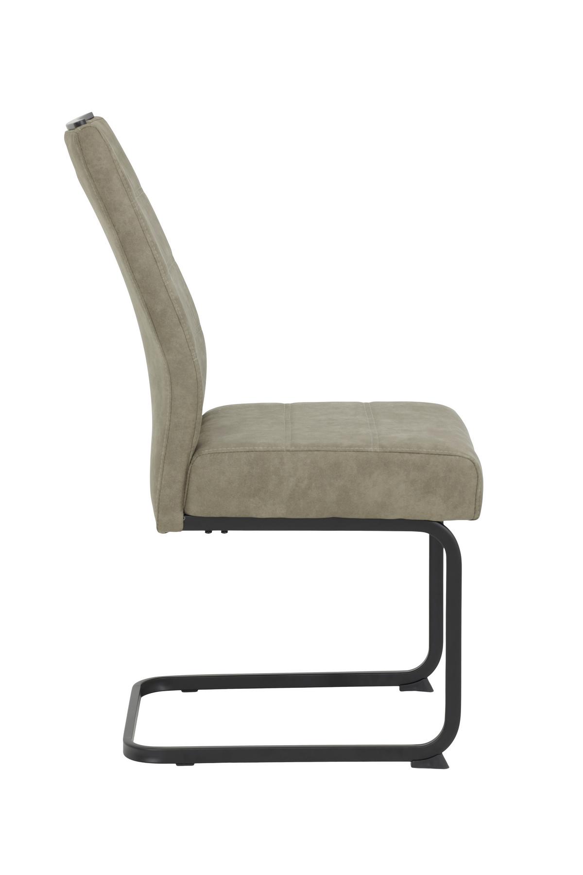 Tischgruppe Atlanta I G - Schlammfarben/Eiche Artisan, MODERN, Holzwerkstoff/Textil (160 - 210/75/90cm) - MID.YOU