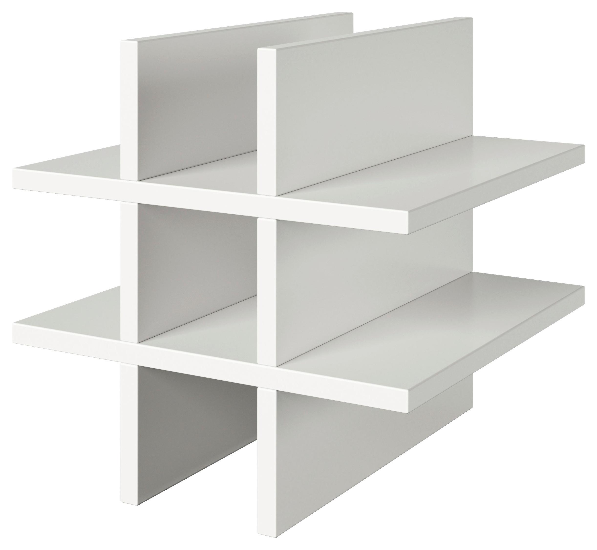Regaleinsatz Fortuna Holzwerkstoff Weiß B: 34 cm - Weiß, Basics, Holzwerkstoff (34/34/33,4cm) - MID.YOU