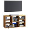 TV-Rack Fetino Buchefarben B: 114 cm - Buchefarben/Schwarz, MODERN, Holzwerkstoff (114/60/40cm) - MID.YOU