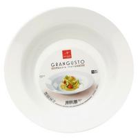 Tésztás Tányér Pasta - fehér, üveg (29/4,9/29cm)