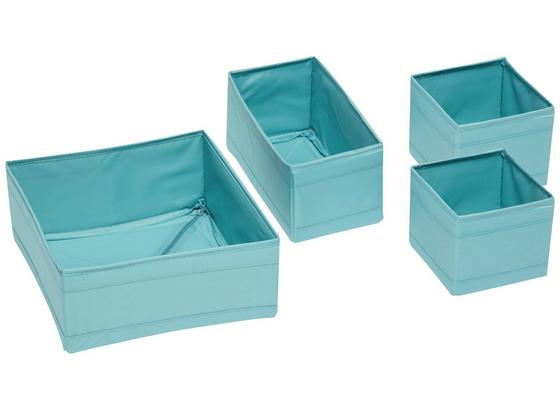 Schubladenbox Elena - Türkis, KONVENTIONELL, Kunststoff (28/28/13cm) Schubladenbox Elena - Türkis, KONVENTIONELL, Kunststoff (28/28/13cm)