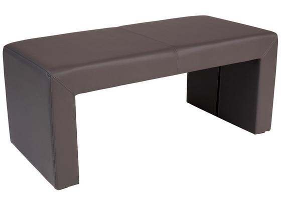 Sitzbank Valun - Schlammfarben, KONVENTIONELL, Textil (120/49/48cm) Sitzbank Valun - Schlammfarben, KONVENTIONELL, Textil (120/49/48cm)