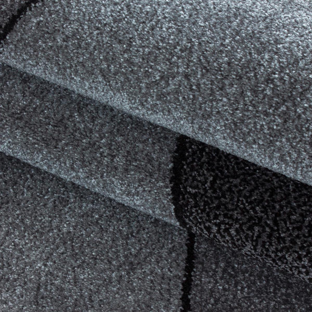Webteppich Grau Beta 160x230 cm, Jute - Grau, Basics, Textil (160/230cm) - Novel