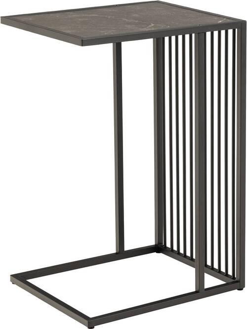 Beistelltisch Strington Schwarz - Schwarz, Design, Holzwerkstoff/Kunststoff (35/63/43cm) - MID.YOU