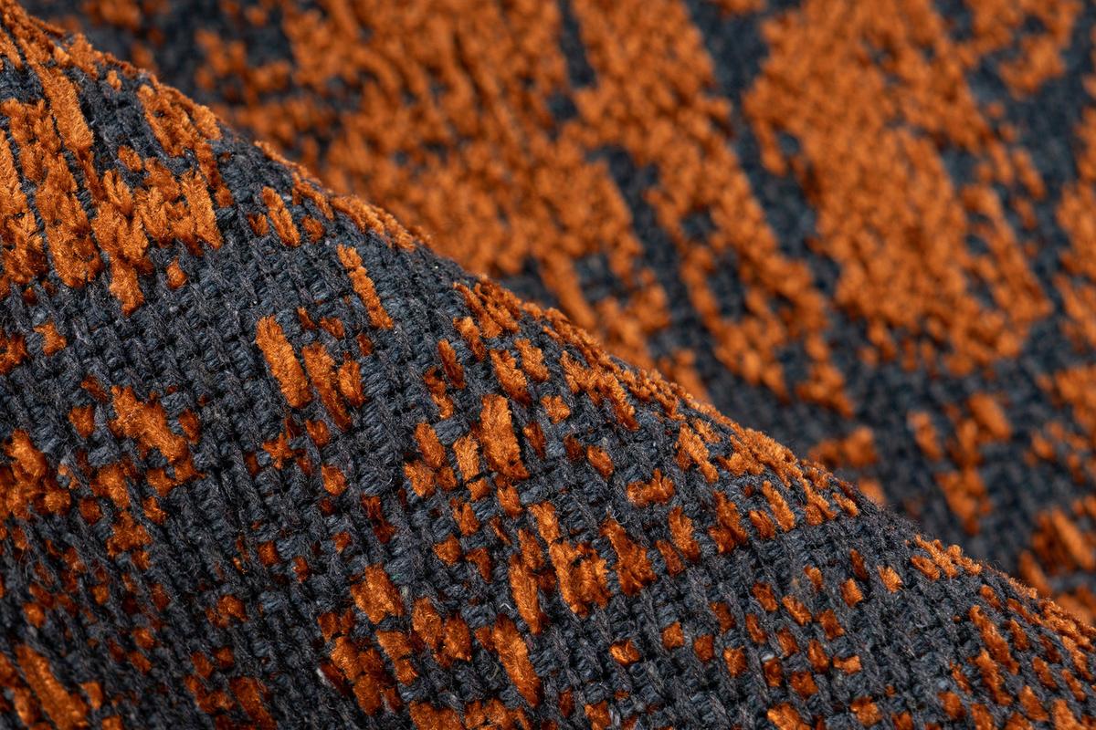 Teppich Orange Kalevi 200 80x150 cm Naturfaser - Orange, KONVENTIONELL, Textil (80/150cm)