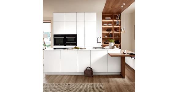 Einbauküche Eastbourne Frei Planbar Modernes Design - Eichefarben/Weiß, MODERN, Holzwerkstoff - Vertico