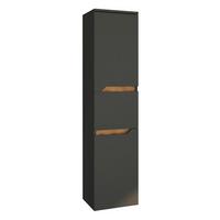 Hochschrank Capri Graphitfarben B: 33 cm - Graphitfarben, MODERN, Holzwerkstoff (33/142/33cm) - Stylife
