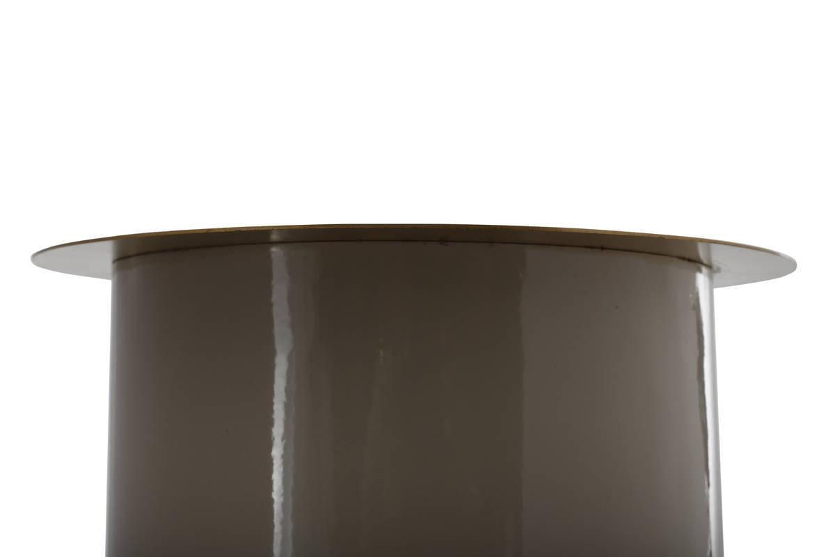 Kerzenständer Art Deco Eisen Taupe/goldfarben Für Boden - Taupe/Goldfarben, Trend, Metall (20/40/20cm) - Kayoom