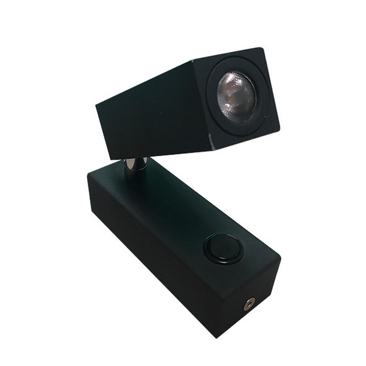 Led-wandleuchte 5001/apn - Schwarz, Design, Metall (11/8/4cm)