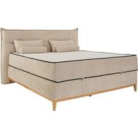 Boxbett Smile inkl. Matratze 160x200 - Creme, KONVENTIONELL, Holz/Holzwerkstoff (160/200cm) - James Wood