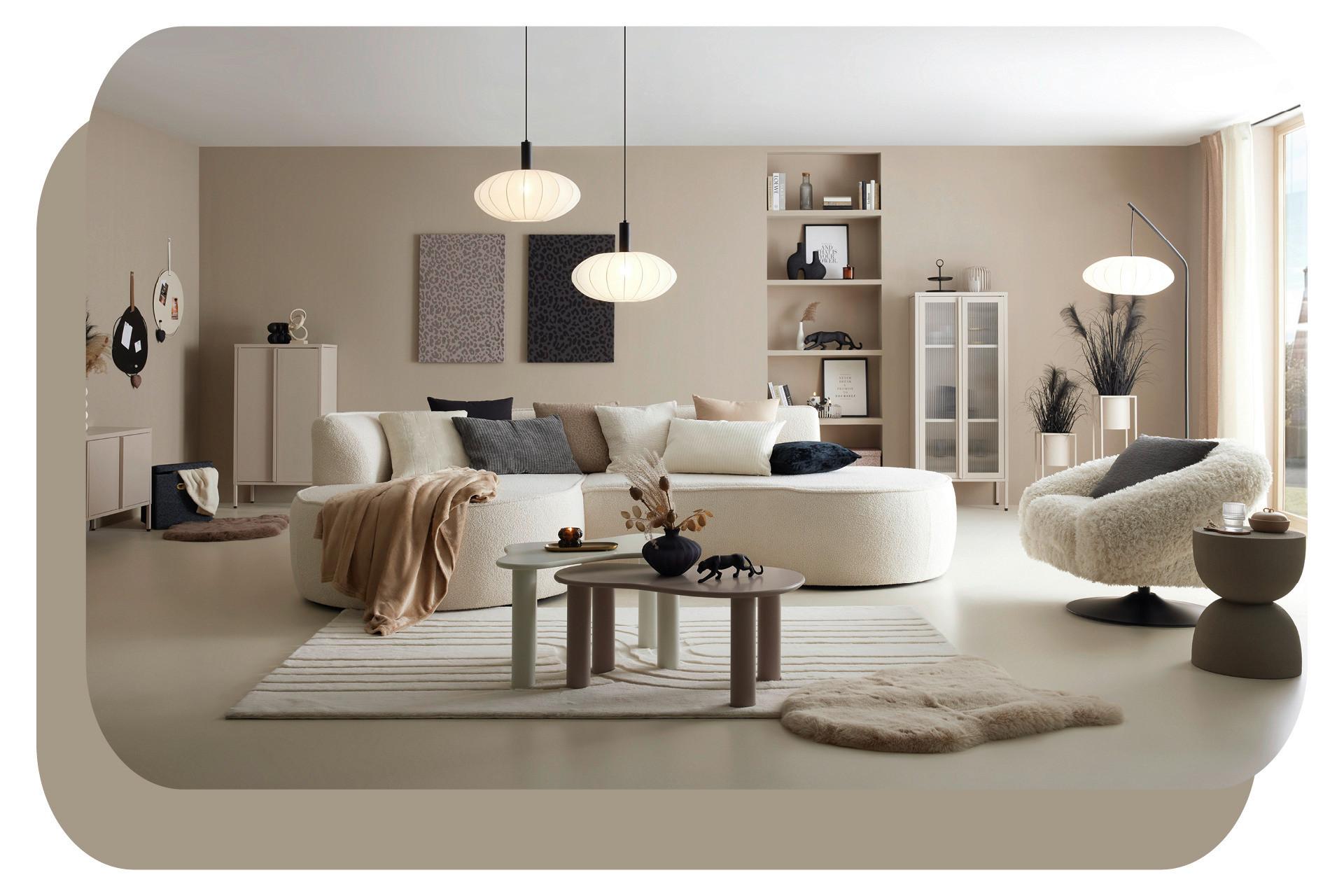 MĚKKÁ DEKA Michael XXL, 220/240cm - béžová, textil (220/240cm) - Modern Living