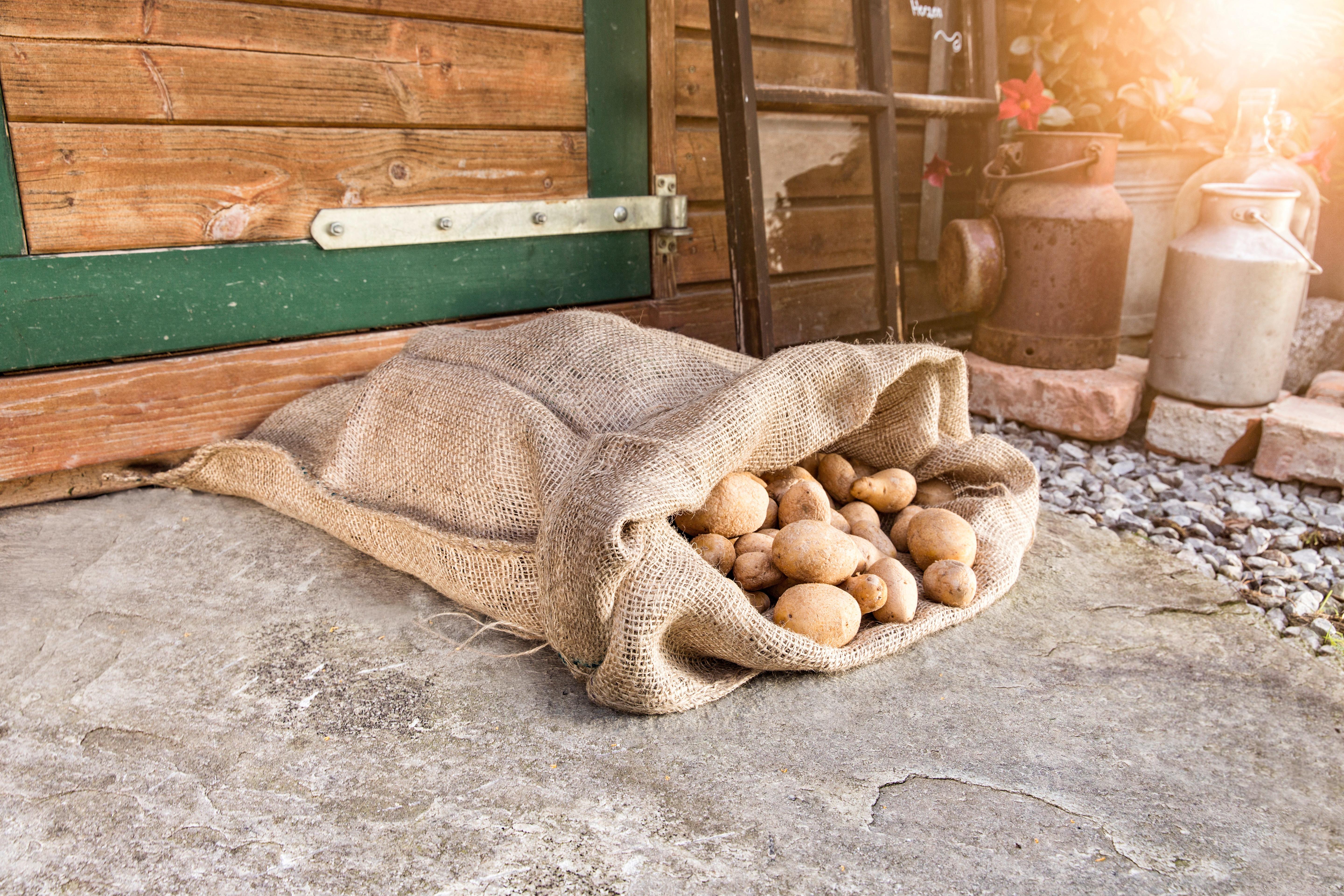 Pflanzenhülle Jute-Sack 100x110 cm Natur - Naturfarben, Basics, Naturmaterialien (100/110cm)