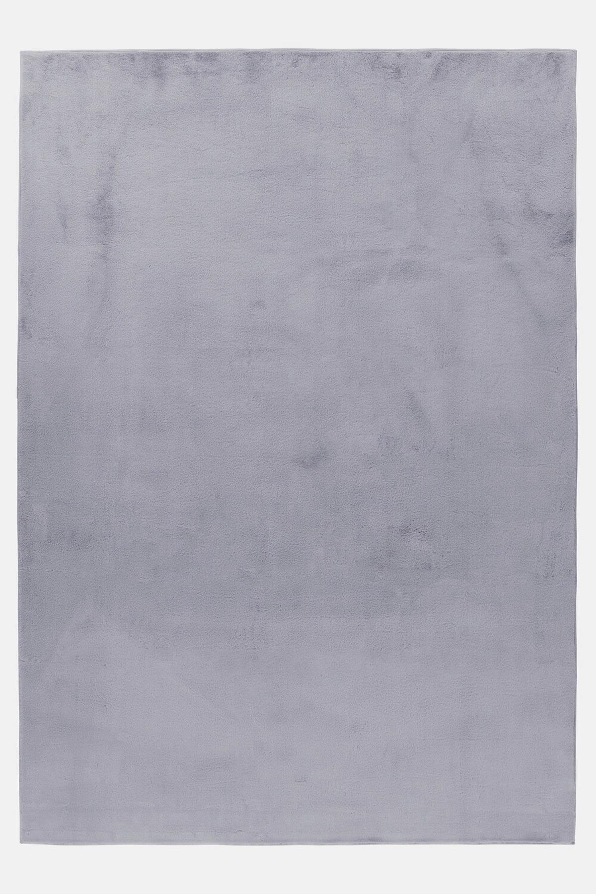 Hochflorteppich, Grau, F: 20mm Pouffy - Grau, Basics, Textil (240/340cm)