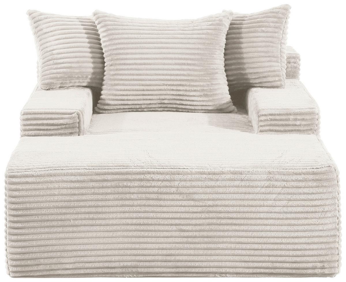 Bigsofa Lunaris Beige B: 125 Cm - Beige, Design, Textil (125/63/170cm) - P & B