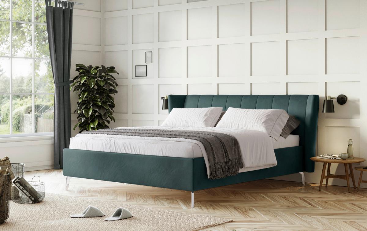 Kárpitozott Ágy Toscana Iii 180/200 Cm - Modern, textil/fém (180/200cm)