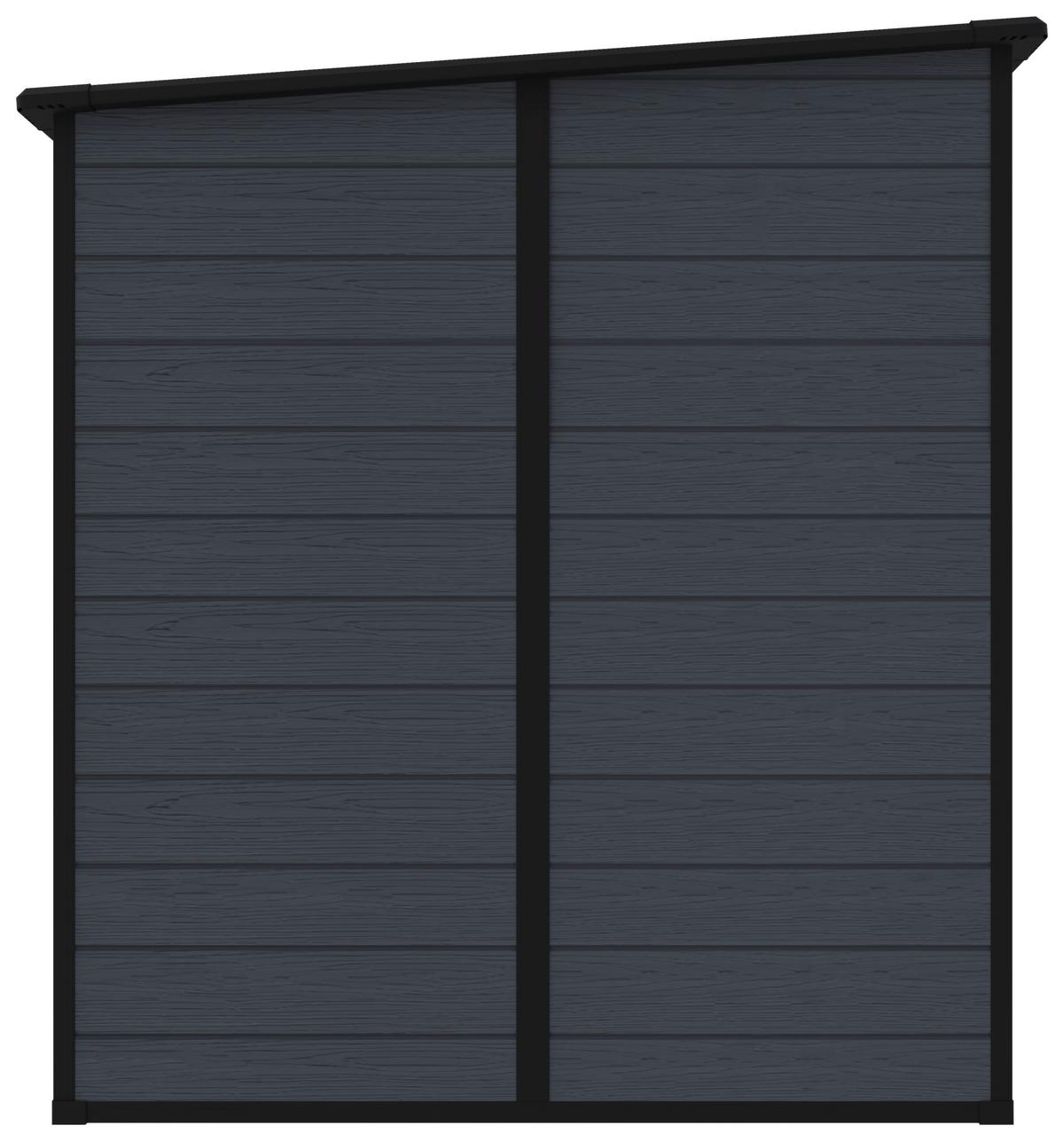 Gartenhaus Brest - Grau, MODERN, Kunststoff/Metall (181/197/181cm) - Beldano