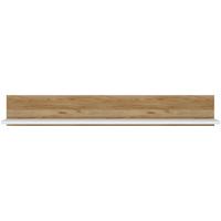 Wandpaneel Salinas B: 152,7 cm Weiß/Eichefarben - Eichefarben/Weiß, Trend, Holzwerkstoff (152,7/22/22cm)