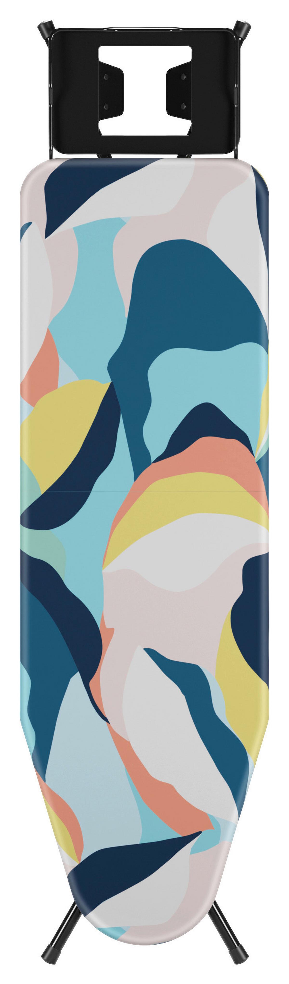 Bügelbrett Armin - Blau/Pink, KONVENTIONELL, Textil (140.5/38.5cm) - Homezone