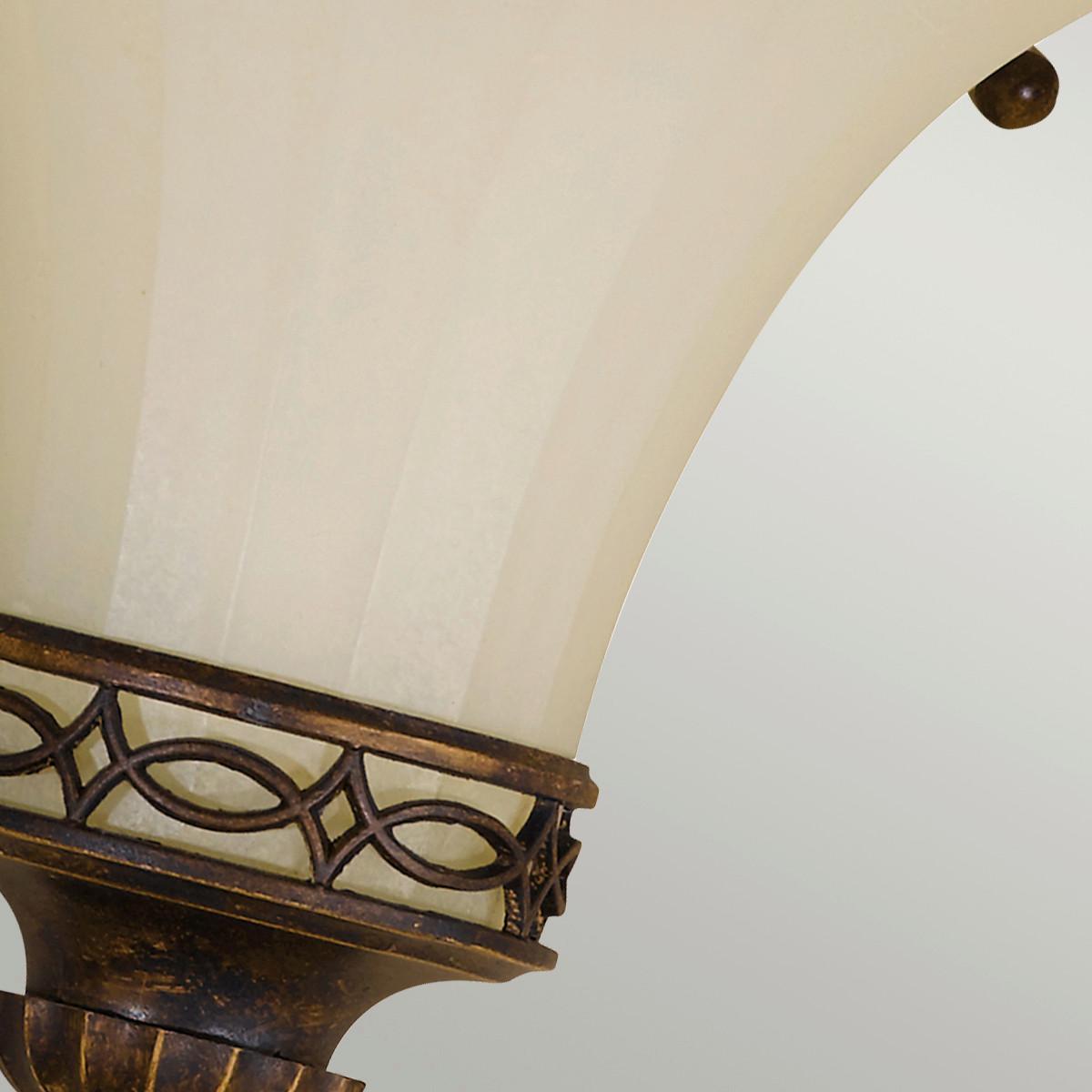 Wandleuchte Fe-Drawing-Room-Wu2 - Braun, KONVENTIONELL, Metall (17.5/22.9/10.2cm) - Elstead Lighting