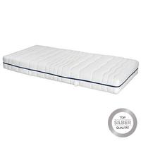 Komfortschaummatratze Silvy 120x200cm Mittelfest - Weiß, Basics, Textil (120/200cm) - Primatex