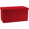 Sitzbox Boxas Rot B: 76 Cm - Rot, Basics, Holzwerkstoff/Kunststoff (76/38/38cm) - MID.YOU