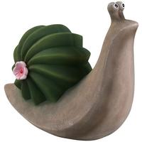 Dekoschnecke Nils - Pink/Braun, KONVENTIONELL, Kunststoff (25,5/13/19cm) - Luca Bessoni