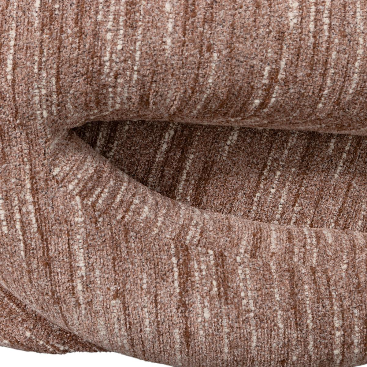 Sessel Folke Altrosa B: 88cm - Schwarz/Altrosa, Design, Textil (88/70/88cm) - Livetastic