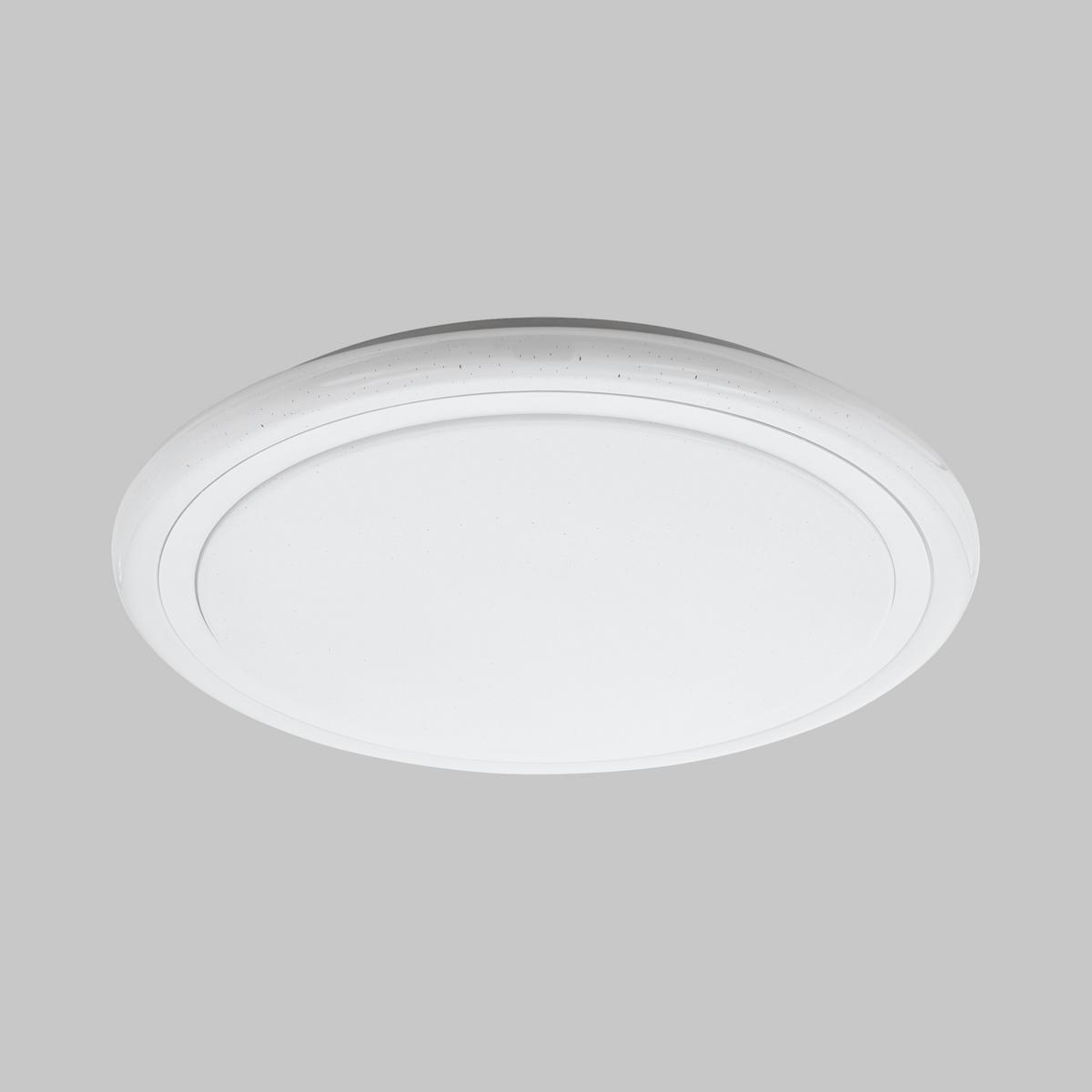 Led-deckenleuchte Lipari Ø 59,5 Cm, Mit Fernbedienung - Weiß, MODERN, Kunststoff/Metall (59,5/7,5cm) - Eglo