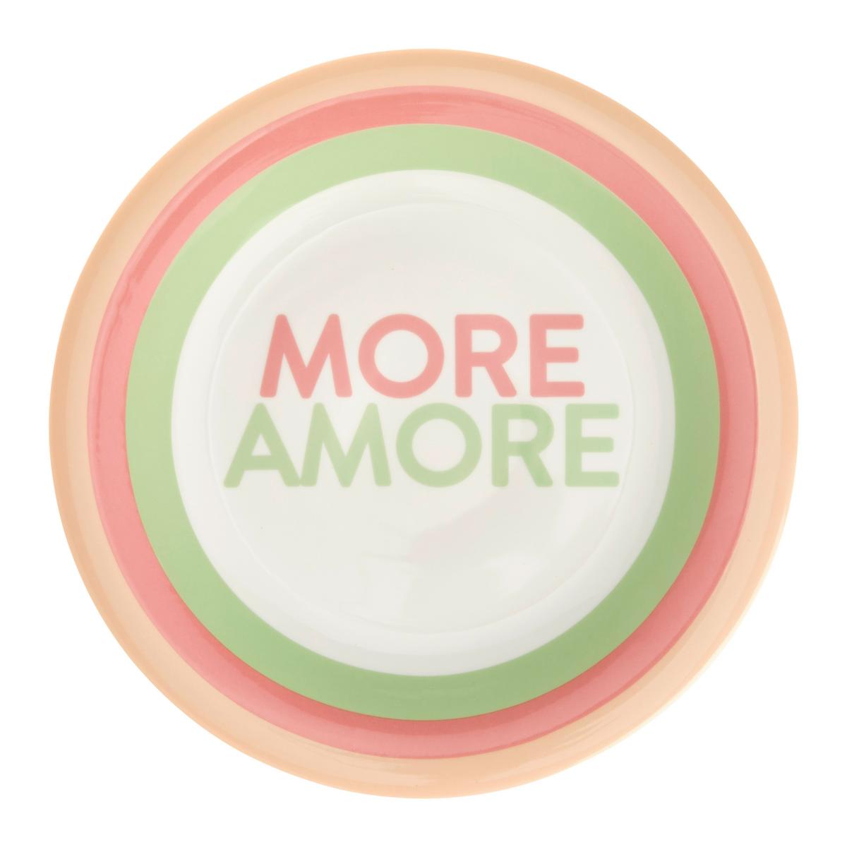 Mělký talíř CANDY COLORS - bílá/světle zelená, Moderní, keramika (27/2,4cm) - Mömax