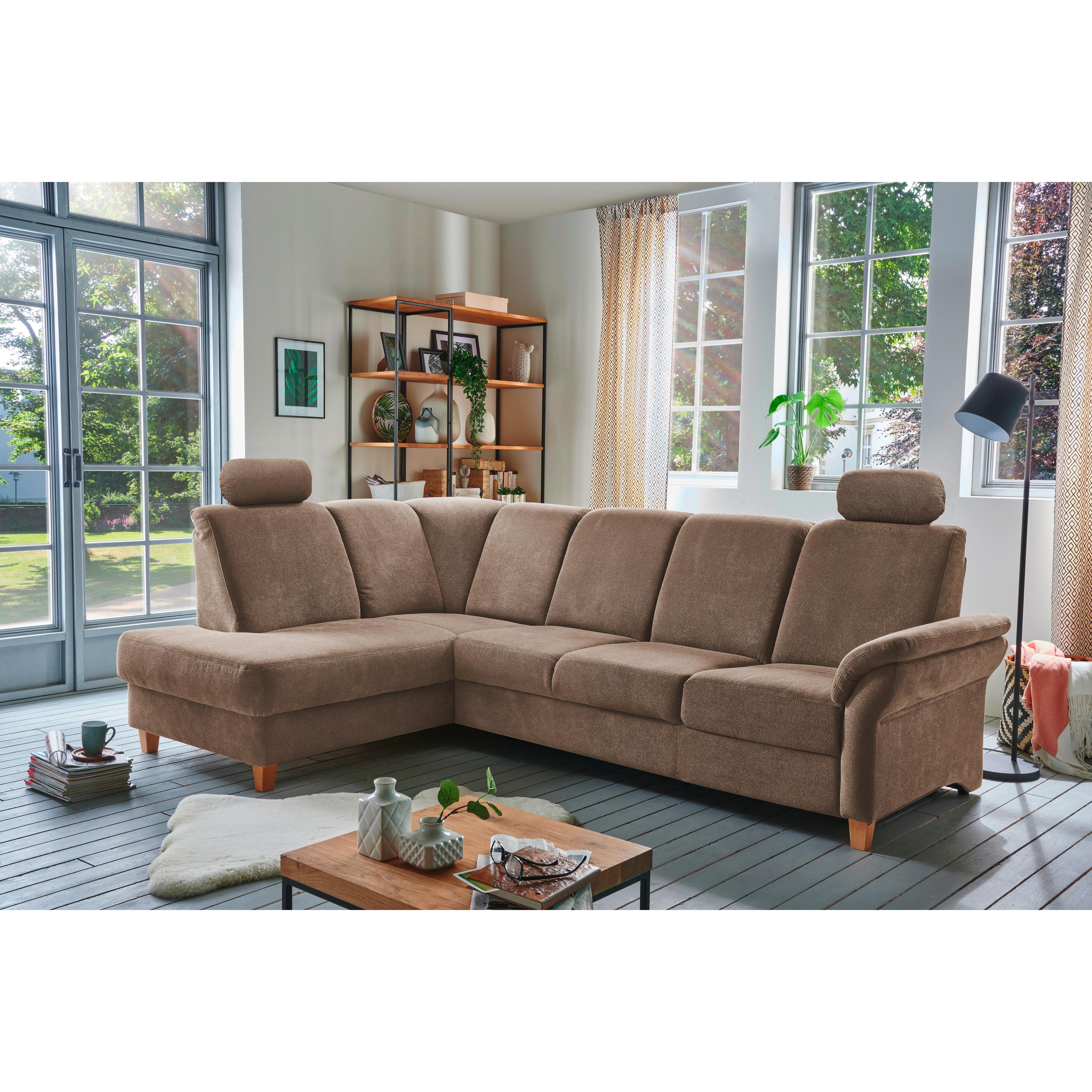 Komfortable Wohnlandschaft in Hellbraun kaufen