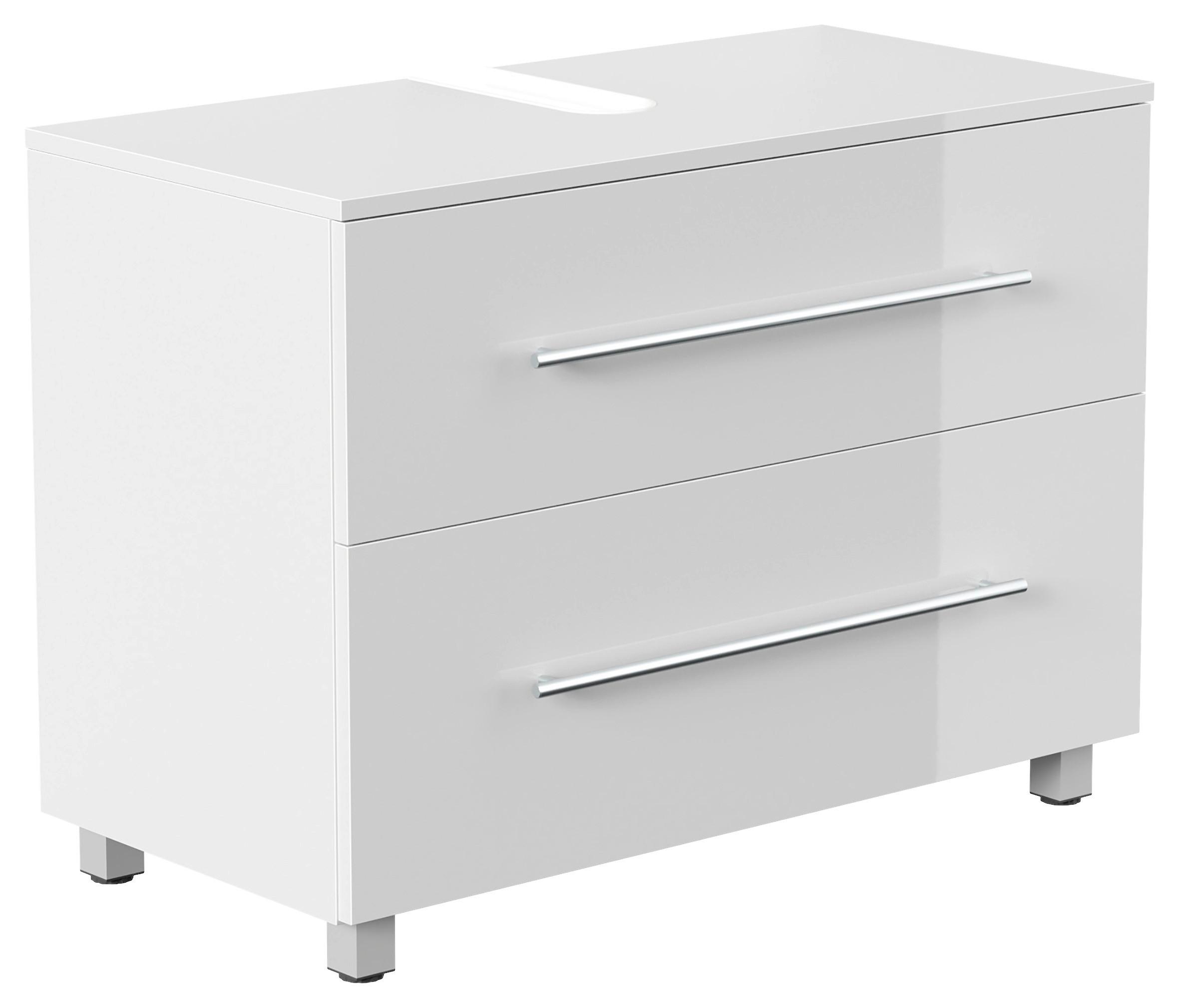 Waschbeckenunterschrank Mondial Weiß Hg B: 85 cm