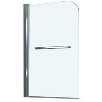 Sklené dvierka na vaňu 80 cm Haiti und Paros - chrómová, Konventionell, kov/sklo (80/140cm)