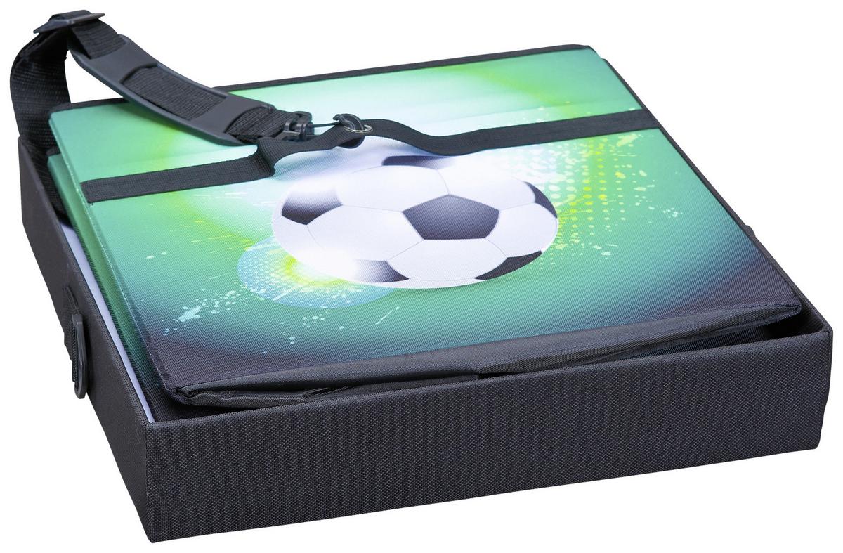 Kühlbox 49 Liter Fußball Mit Tragegurt, Grün/schwarz - fekete/fehér, Basics, textil (37/36/37cm) - MID.YOU