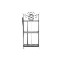 Pflanztisch J53786 - Schwarz, KONVENTIONELL, Keramik/Metall (62/142/29cm) - Siena Garden