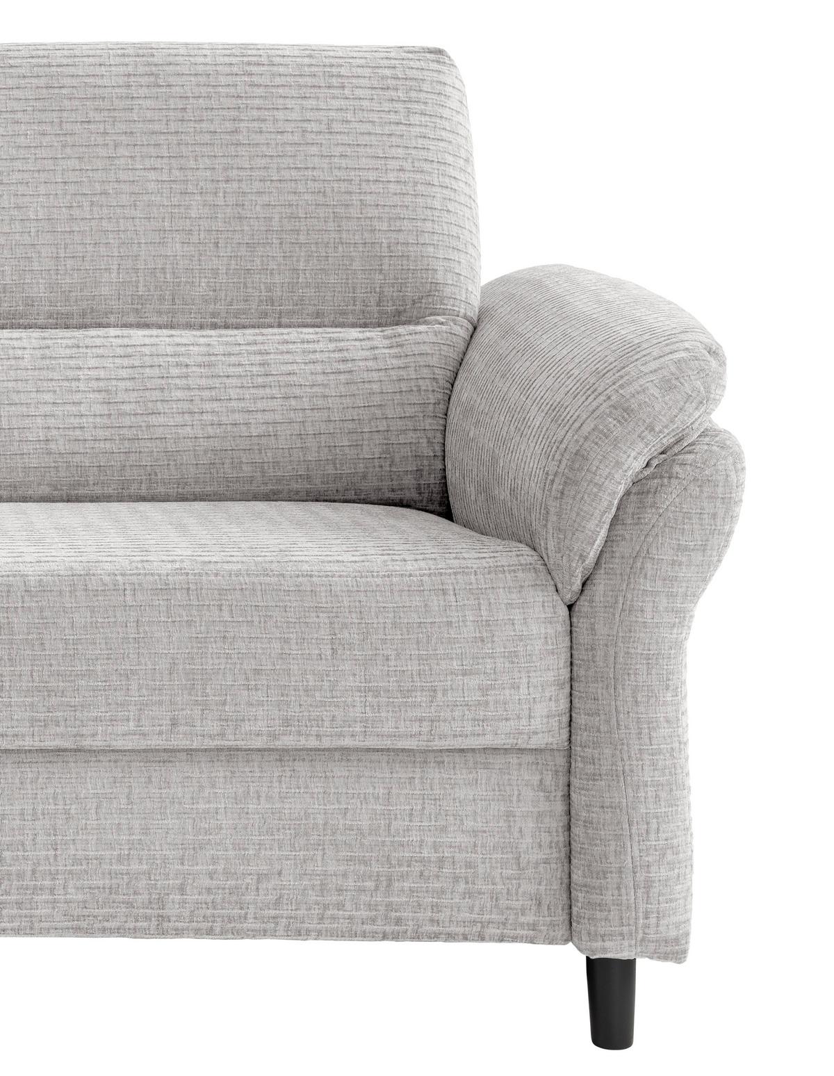 3-Sitzer-Sofa Cavoli, Weiß B: 192 cm - Schwarz/Weiß, MODERN, Textil (192/90/89cm) - Livetastic