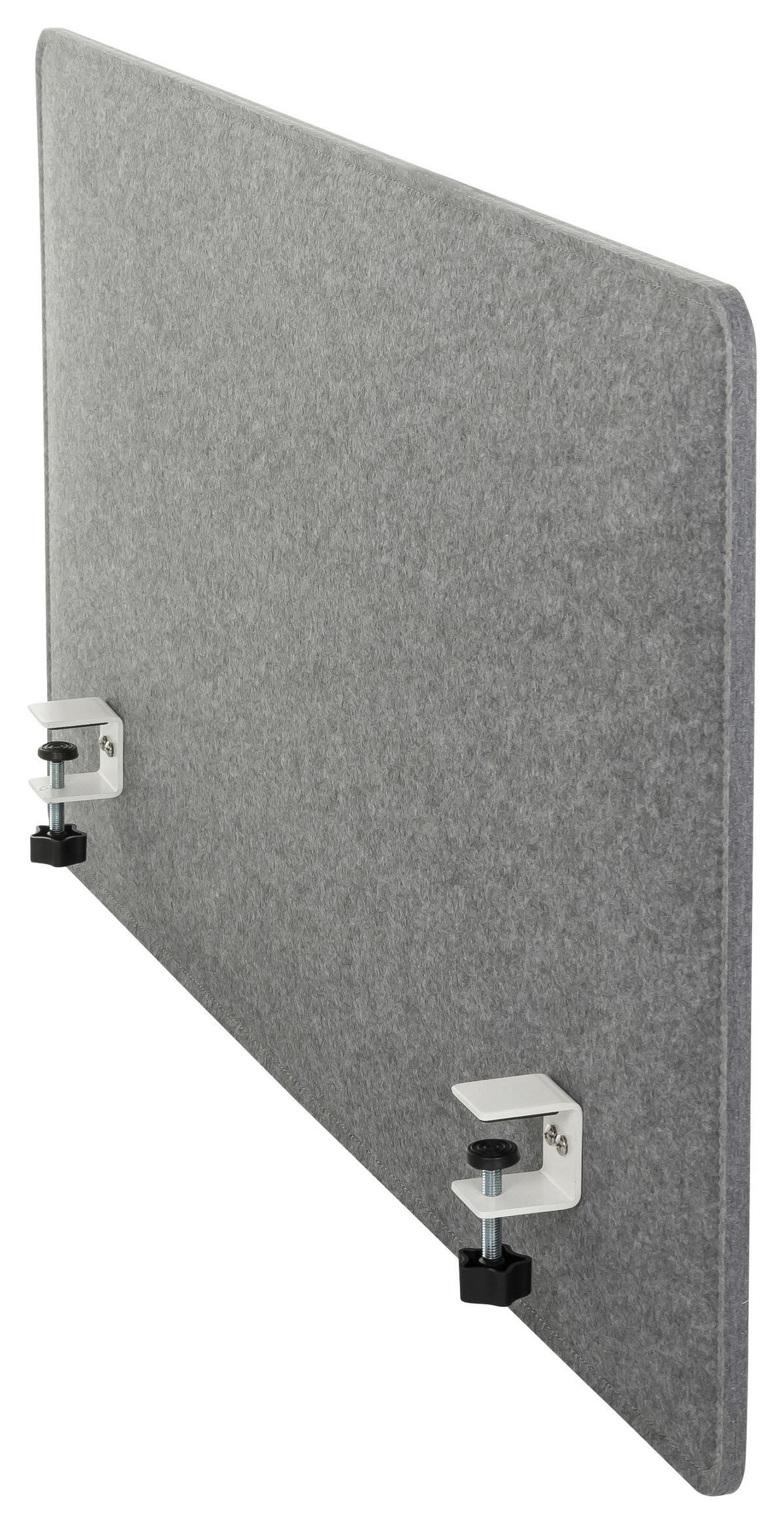 Trennwand Flexmiut 3D - Grau, Basics, Kunststoff/Textil (120/60/1cm) - MID.YOU