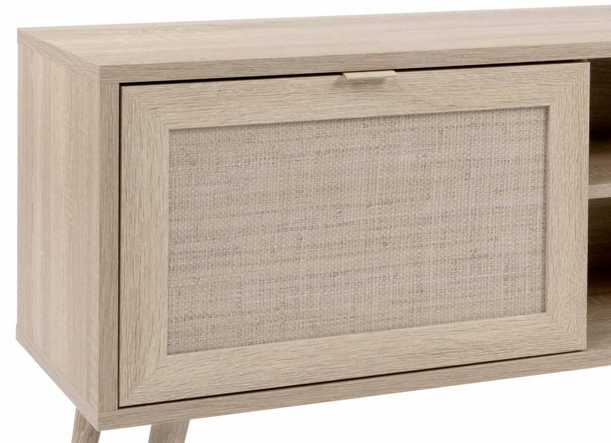 Tv-element Bali 150 Cm Sonoma Eiche Dekor - Sonoma Eiche, Natur, Holzwerkstoff (150/52/40cm) - MID.YOU