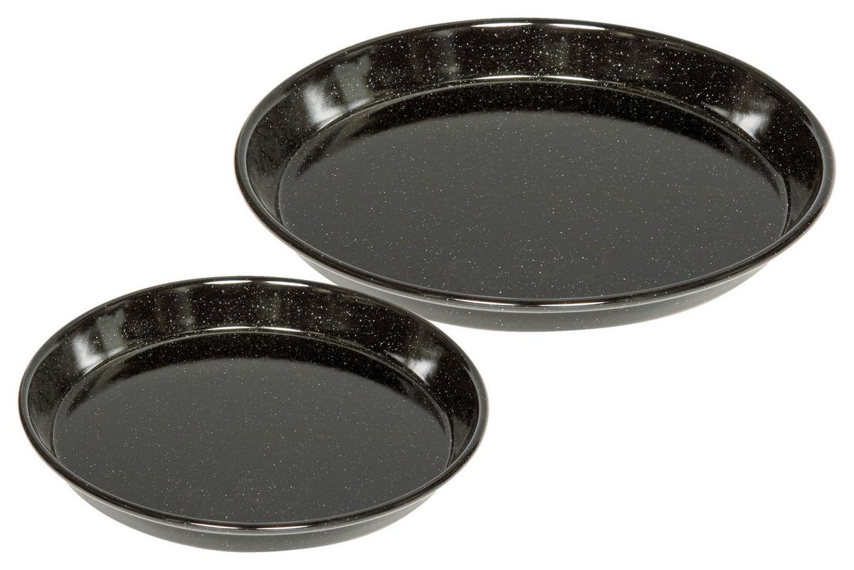 Pizzablech-set 2-tlg. Ø 28/32 Profibäcker - Schwarz, KONVENTIONELL, Metall (28 + 32cm) - Riess